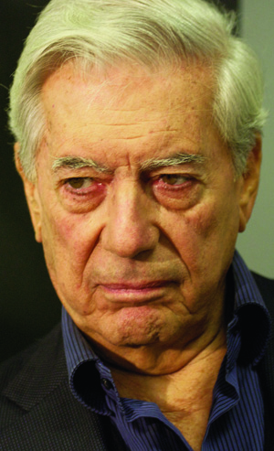 Mario Vargas Llosa, ganhador do prêmio Nobel de Literatura e considerado um dos mais importantes escritores da atualidade