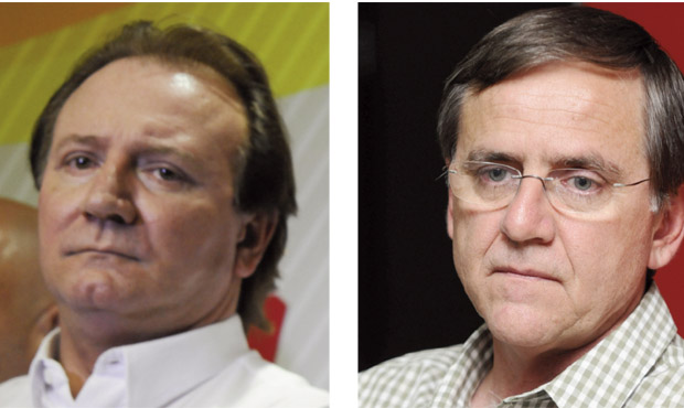 Júnior Friboi e Antônio Gomide: o primeiro tentou determinar a política local pela força nacional do líder Michel Temer. O segundo sofre mais pressão do PT de Goiânia do que do PT nacional