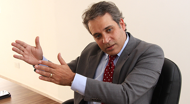 Presidente da OAB-GO, Henrique Tibúrcio: "Empresa não vota, então não deve participar da eleição” | Foto: Fernando Leite/Jornal Opção