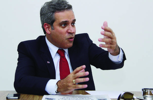 Henrique Tibúrcio, presidente da OAB Goiás: “O advogado tem conhecimento das políticas de acordo” / Fotos: Fernando Leite -Jornal Opção