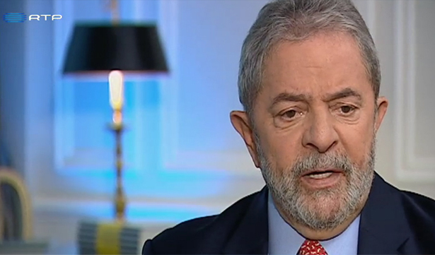 Segundo Lula, julgamento do mensalão teve 80% de decisão política e 20% de decisão jurídica. Foto: Reprodução/RTP