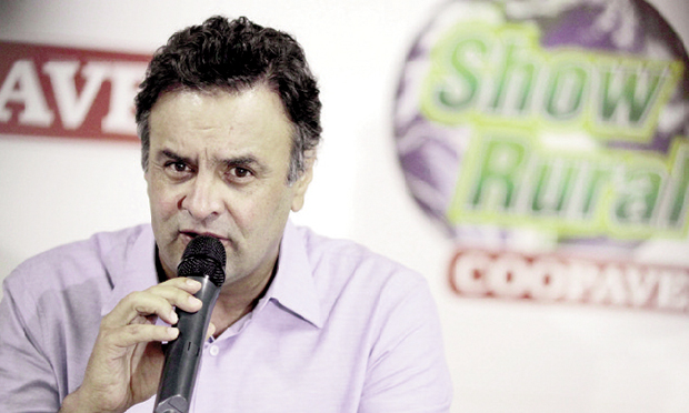 Senador Aécio Neves: mesmo com a investida de Marina Silva, o tucano ganhou pontos em pesquisa Datafolha / Foto: Wenderson Araujo/ObritoNews