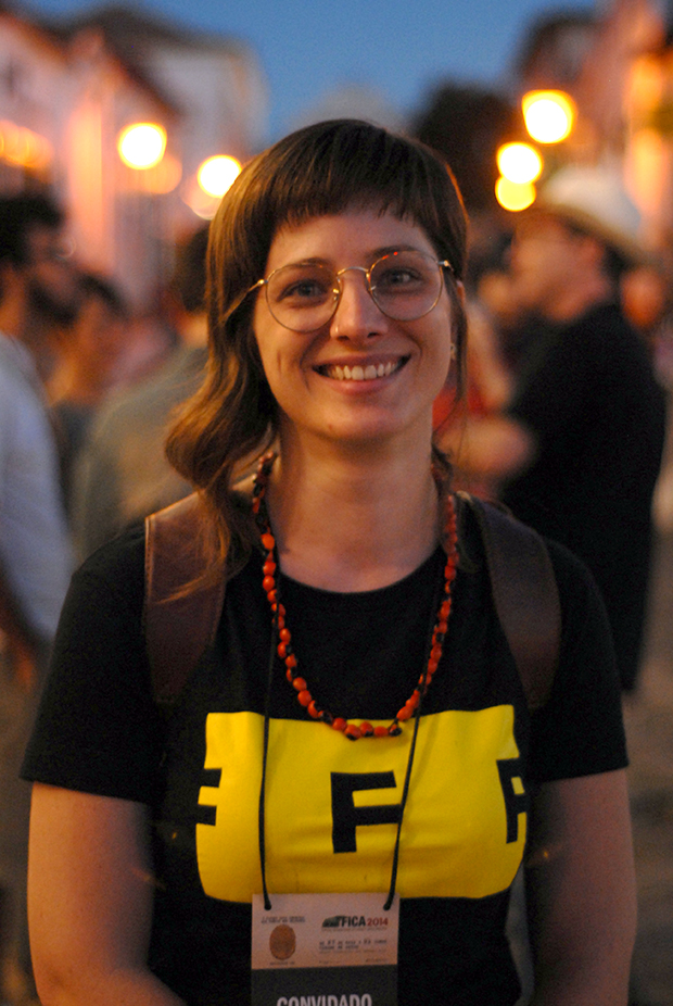 Marcela Borela: vídeo experimental foi feito com espontaneidade. Foto: Marcello Dantas/Jornal Opção Online