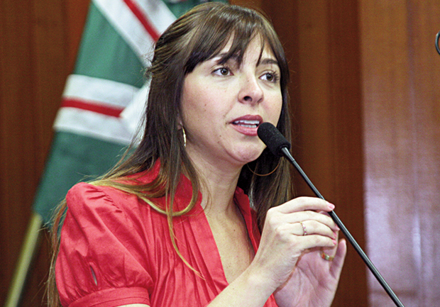 Vereadora Tatiana Lemos: “A prefeitura está passando por cima da lei e do Plano Diretor de Goiânia” Foto: Alberto Maia/Câmara