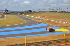 Pista do modernizado Autódromo Internacional de Goiás