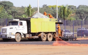 Obras do autódromo em fase final: custo de R$ 52 milhões em 2 licitações