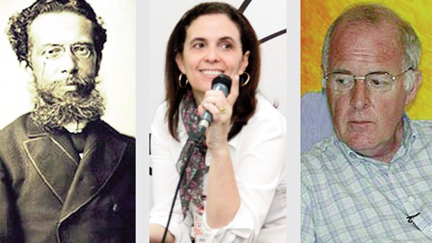 Machado de Assis: defesa de sua obra contra adaptação de Patrícia Secco (centro) com citação de John Gledson (direita)