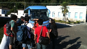 Comitiva chegou a cidade de Goiás pouco depois das 16h de terça-feira. Foto: Marcello Dantas/Jornal Opção Online