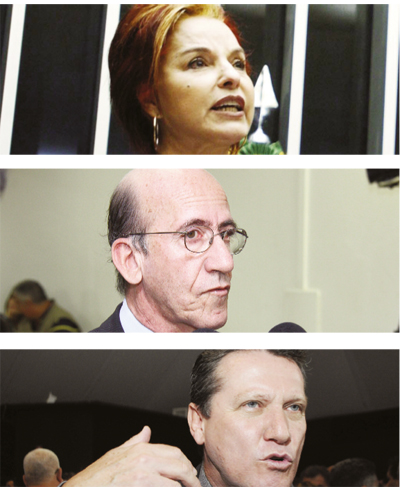Iris Araújo, Rubens Otoni e Giuseppe Vecci: favoritíssimos | Fotos: Fotos: Fernando Leite/Jornal Opção