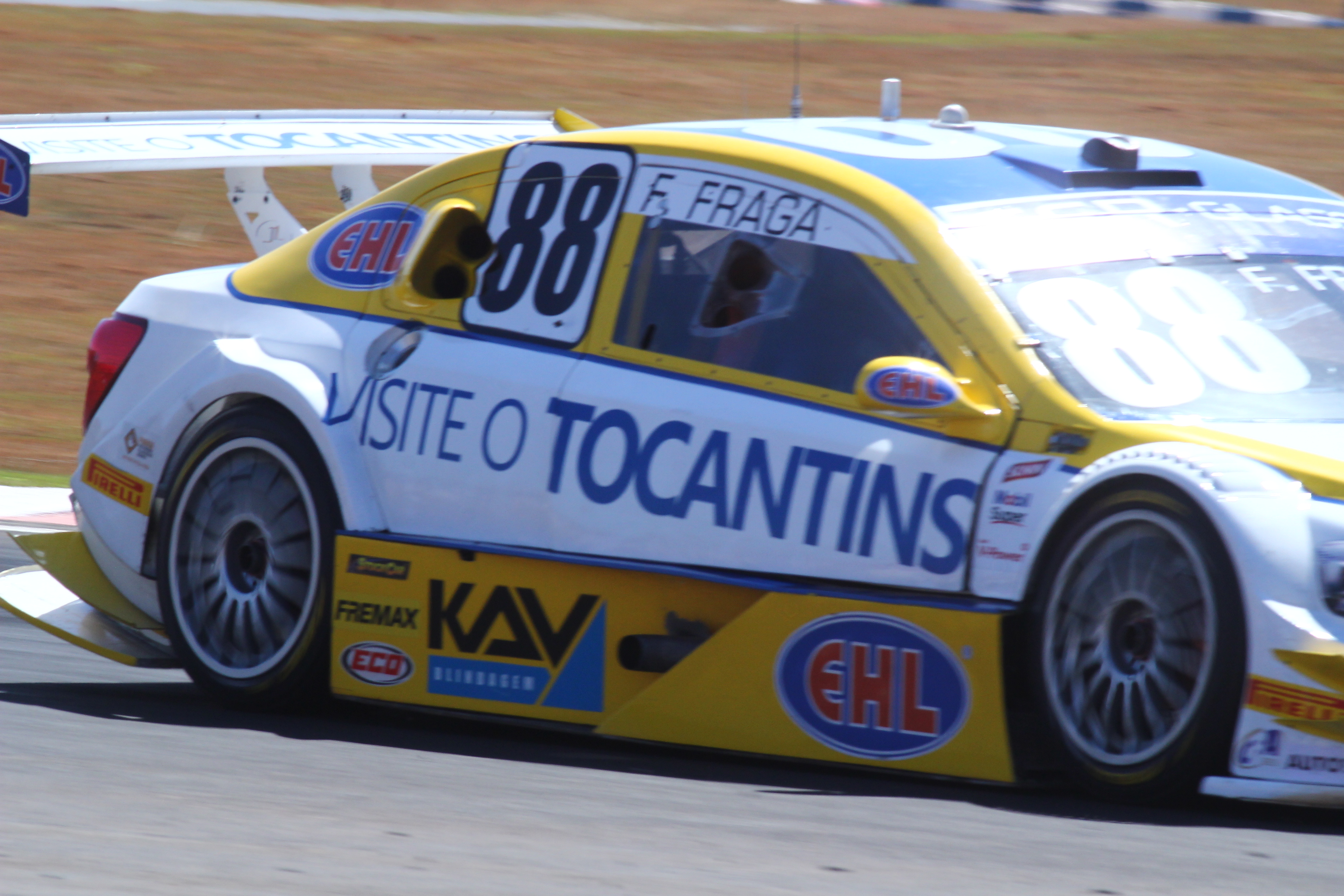 Felipe Fraga guia rumo à vitória na 1ª prova da Stock Car em Goiânia | Foto: Fernando Neves