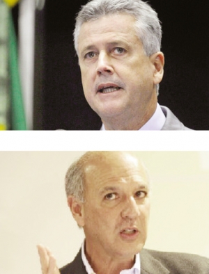 Rodrigo Rollemberg e José Roberto Arruda: os dois devem atropelar Agnelo Queiroz | Fotos: Geraldo Magela/veja.abril.com.br 