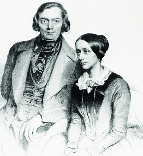 Robert e Clara Schumann formaram um dos casais mais famosos da história da música erudita