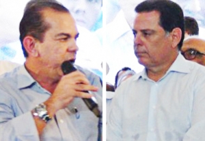 Prefeito Fernando Vasconcelos (à esquerda), do PMDB: . Foto: apoio é espontâneo. Foto: Reprodução/Goiás Interior