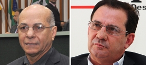 Professor Alcides e Vanderlan (da esquerda para a direita)