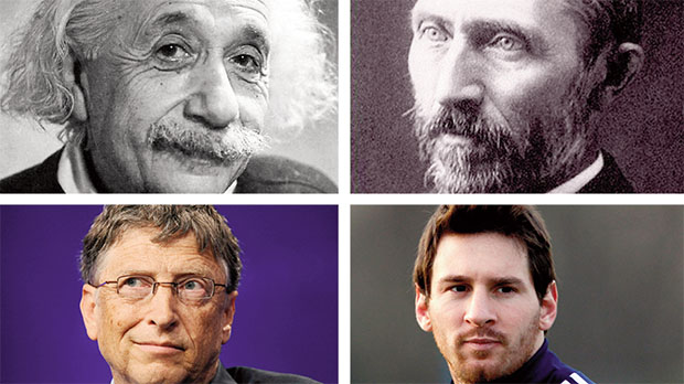 O físico Albert Einstein, o pintor Van Gogh, o criador do Windows Bill Gates e o gênio da bola Lionel Messi: separadas por séculos diferentes, seriam essas pessoas ligadas pelo autismo?