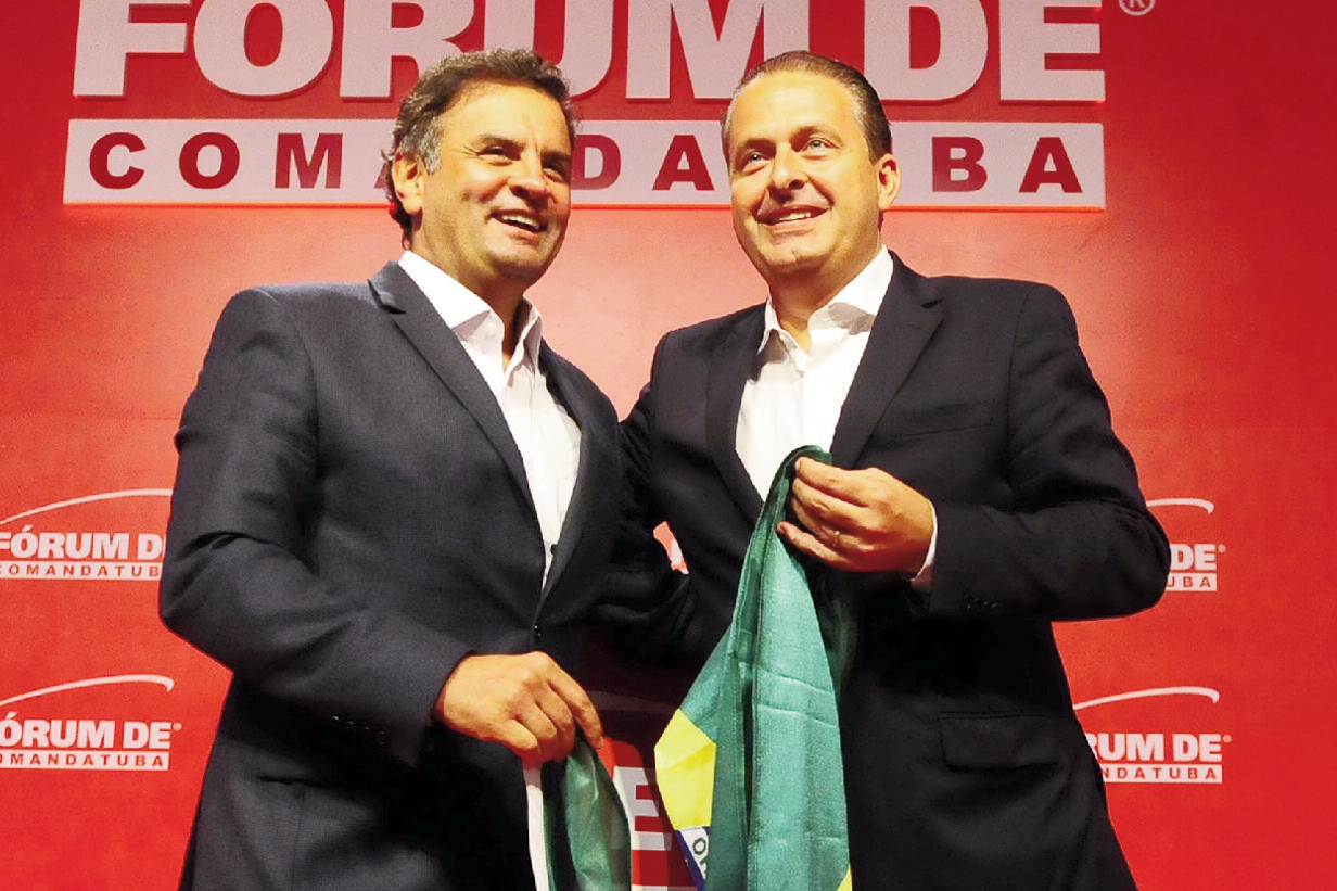 Aécio Neves e Eduardo Campos: na expectativa do impacto do futebol | Foto: George Gianni/ PSDB