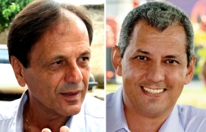 Ex-prefeitos de Catalão, Adib e Velomar foram pelo MPGO | Fotos: Edilson Pelikano e Reprodução