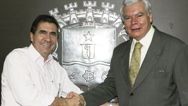 Prefeito João Gomes e secretário William O’Dwyer: desapropriação no Daia e finalização de obras na pauta
