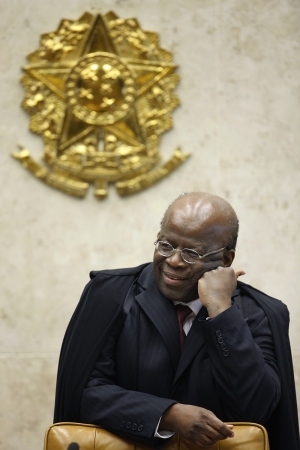 Joaquim Barbosa preside sessão extraordinária do STF | Foto: Nelson Jr./SCO/STF 