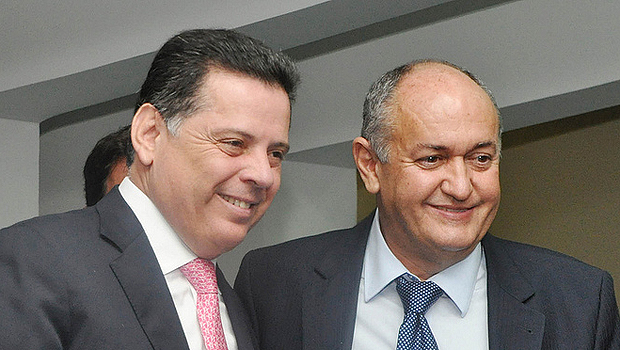 Marconi e Odair Resende, prefeito de Quirinópolis / Foto: Rodrigo Cabral (12/2013)