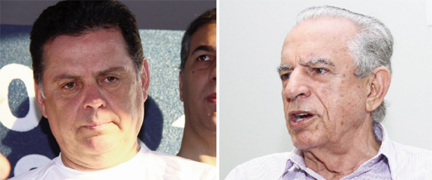 Marconi Perillo e Iris Rezende: a previsão é que o tucano e o peemedebista continuem polarizando as atenções do eleitorado goiano na disputa pelo governo do Estado em outubro | Fotos: Fotos: Fernando Leite/Jornal Opção