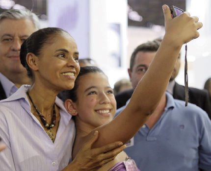 Marina Silva, candidata do PSB/Rede: um furacão na sucessão presidencial