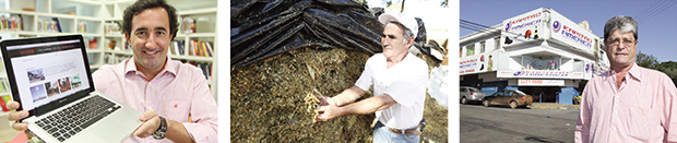 Empresário Luiz Gustavo Ferreira: “A inovação na GO!Mídias foi na área da comunicação” Produtor rural Geraldo Borges conta que as inovações aumentaram a produtividade no dia a dia do Sítio São José Empresário Dário Vieira, da Kapitão América: "O Sebraetec é um programa que traz bastante resultados"