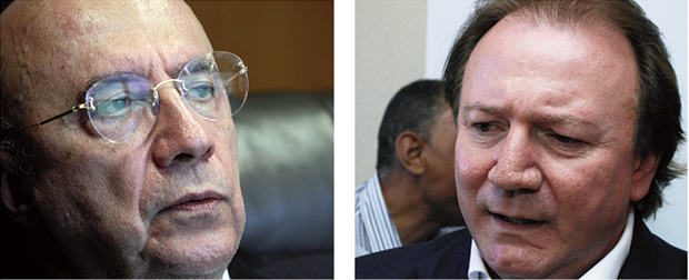Henrique Meirelles, executivo internacional, e Júnior Friboi, empresário que construiu um império econômico-financeiro no grupo JBS: vítimas da agressiva política de não-renovação de Iris Rezende