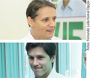 Thiago Peixoto e Daniel Vilela: cotados para ser os mais bem votados