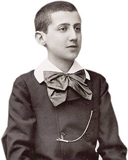 Marcel Proust, aos 16 anos, em 1887 