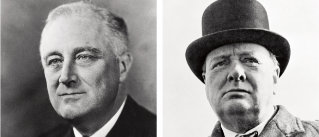 Franklin Roosevelt, líder do Partido Democrata: o presidente norte-americano foi  reeleito quatro vezes porque apostava na esperança e na construção. Ele investiu  forte na recuperação da economia e do homem e apostou no Estado como indutor l Winston Churchill: o grande primeiro-ministro ganhou a SegundaGuerra Mundial para a  Inglaterra (e para os Aliados), mas perdeu a eleição seguinte, porque seu adversário  trabalhista era visto como agente da construção e ele como um agente da destruição
