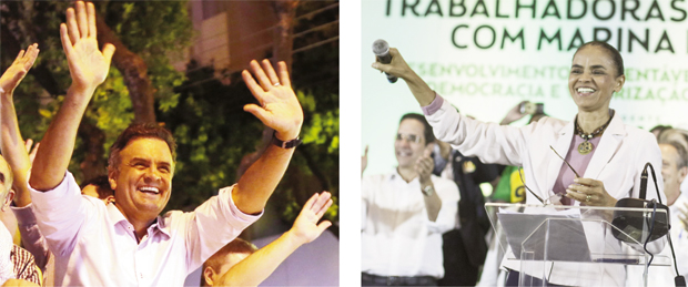 Aécio Neves cresceu nos últimos e voltou ao páreo Marina Silva viu seu fôlego acabar, mas tem chance