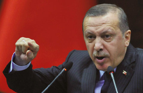 Presidente turco Recep Tayyp Erdogan: ele pode ser tudo, menos uma liderança