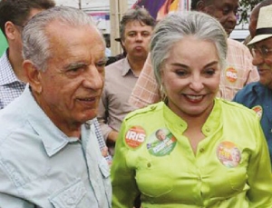 Iris Rezende e Iris Araújo: casal personaliza a derrocada do PMDB, o maior partido de oposição no Estado