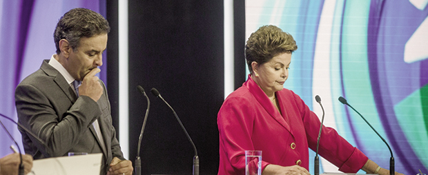 Aécio Neves e Dilma Rousseff: caberá a um deles tomar medidas para “consertar” a economia do País