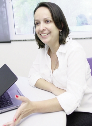 Gerente de estratégias Camilla Carvalho: tecnologia influencia todas as áreas  Foto: Fernando Leite / Jornal Opção 