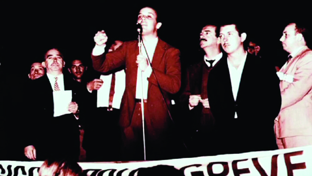 Em 1963, aos 21 anos, José Serra é eleito presidente da União Nacional dos Estudantes | Foto: O globo