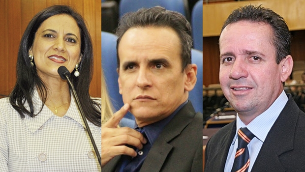 Nomes para a Presidência da Câmara Municipal de Goiânia já começam a aparecer: Célia Valadão (PMDB), Zander Fábio (PSL) e Geovani Antônio (PSDB) (Fotos: Alberto Maia / Câmara)
