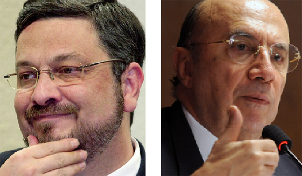 Antonio Palocci e Henrique Meirelles: os responsáveis pelo sucesso econômico do governo Lula deixaram ensinamentos / Foto: Antonio Cruz/ Euza Fiúza
