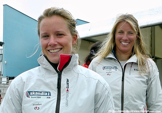 Hannah Mills e Saskia Clark | Foto: James Boyd Photography