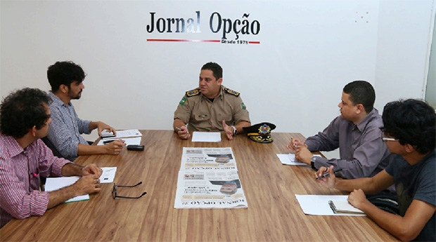 Coronel Silvio Benedito em entrevista ao Jornal Opção: "A capacidade não está na estrela ou no posto, mas na pessoa" / Foto: Fernando Leite/Jornal Opção