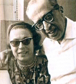 Gertrud Bühler e Manuel Bandeira: alemã e brasileiro foram ‘amantes’ | Foto: Revista época