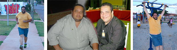 Carlos Vasques chegou perto de pesar 200 kg, fez a cirurgia bariátrica, teve reganho de peso, porém voltou ter hábitos saudáveis, seguir dieta balanceada e acompanhamento psicológico | Fotos: Fernando Leite/jornal Opção