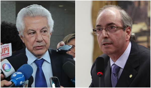 Candidatos à presidência da Câmara: Arlindo Chinaglia (PT) e Eduardo Cunha (PMDB). Briga promete ser boa | Fotos: sites oficiais PT e PMDB