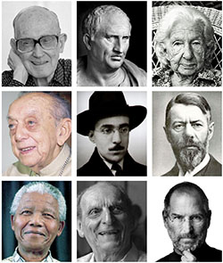 Carlos Drummond de Andrade, Cícero, Cora Coralina, Dom Helder Câmara, Fernando Pessoa, Max Weber, Nelson Mandela, Norberto Bobbio e Steve Jobs: criadores, de várias áreas, citados pelo governador Marconi Perillo. Todos, com suas diferenças marcantes, são humanistas