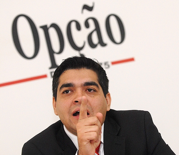 "Vamos ajudar Paulo Garcia mais do que ele imagina", disse Tayrone | Foto: Marcello Dantas/Jornal Opção Online