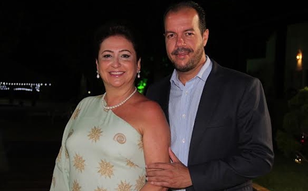 Katia Abreu e futuro marido, Moisés Pinto Gomes | Foto: reprodução / Portal Stylo 