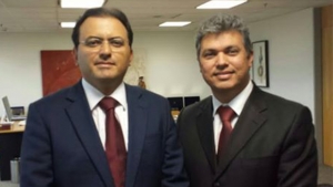 Márcio Cunha (à direita) e o presidente da OAB nacional, Marcus Coelho | Foto: Divulgação