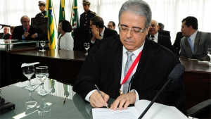 Posse do presidente do TJGO, Leobino Valente /Foto: TJGO