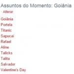 Em Goiânia, o assunto é o segundo mais comentado